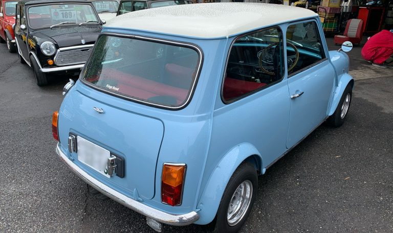 爽やかなスピードウェルブルーのかわいいMini│SUNDAY TIMES